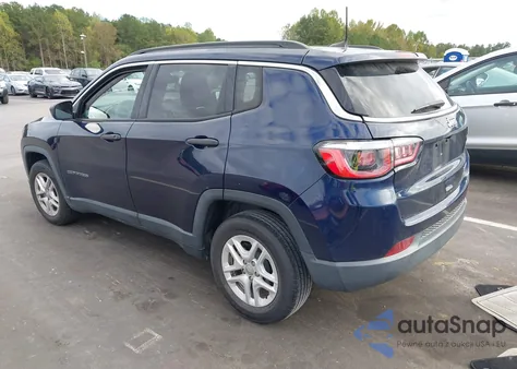 2019 Jeep Compass Sport Fwd из США, поврежденный, VIN 3C4NJCAB9KT637088